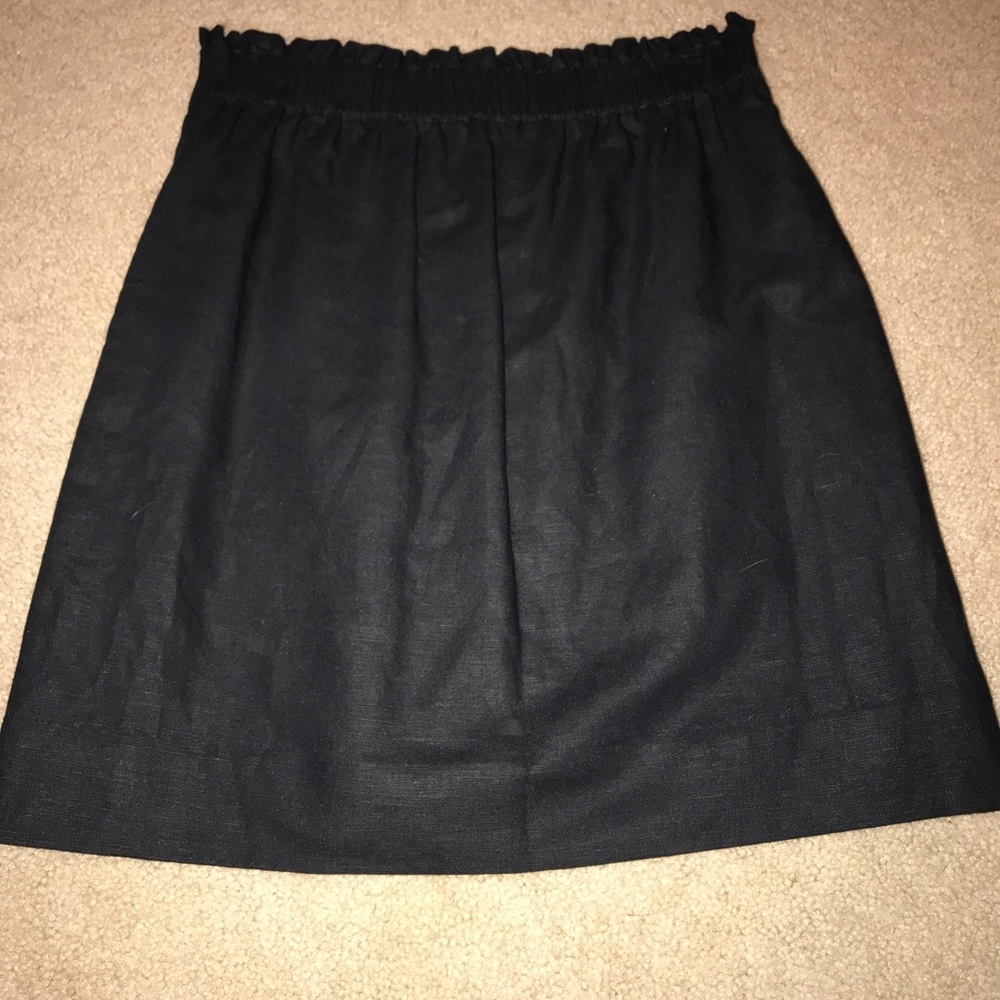 Never worn black J. Crew skirt.